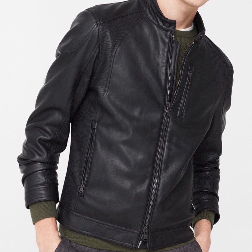 MNG Mango Man Black Jacket